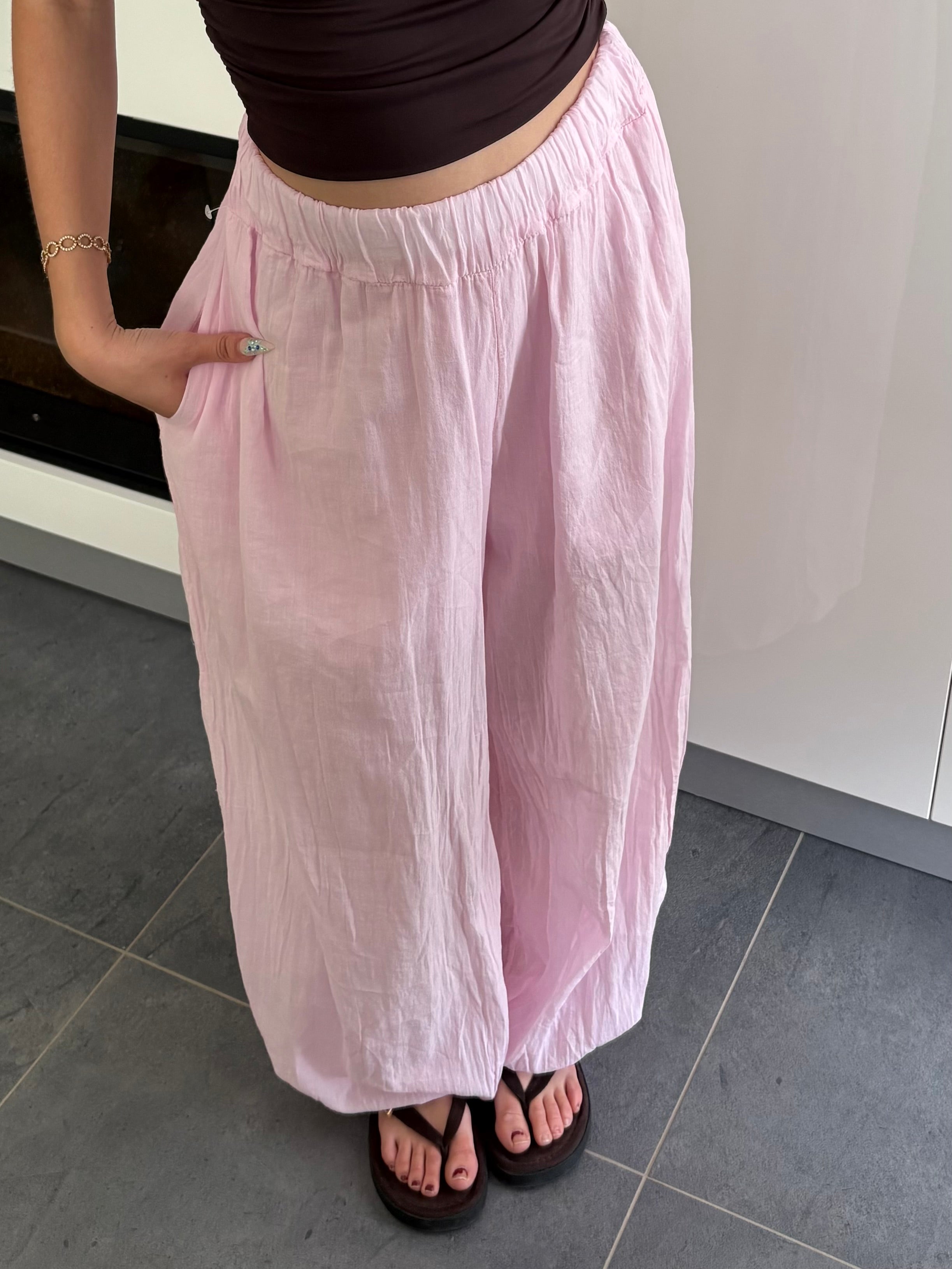 Pantalon ballon - Rose