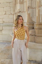 Body pois jaune