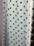 Pantalon à pois bleu