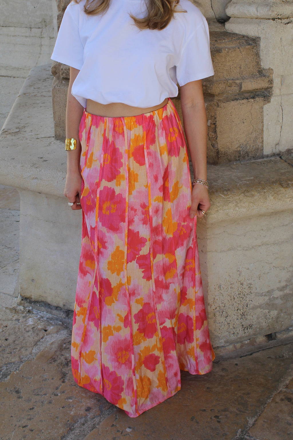 Jupe fleurs