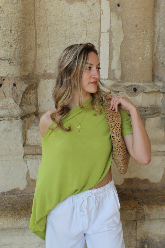 Poncho vert
