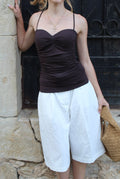 Top Romy - Marron