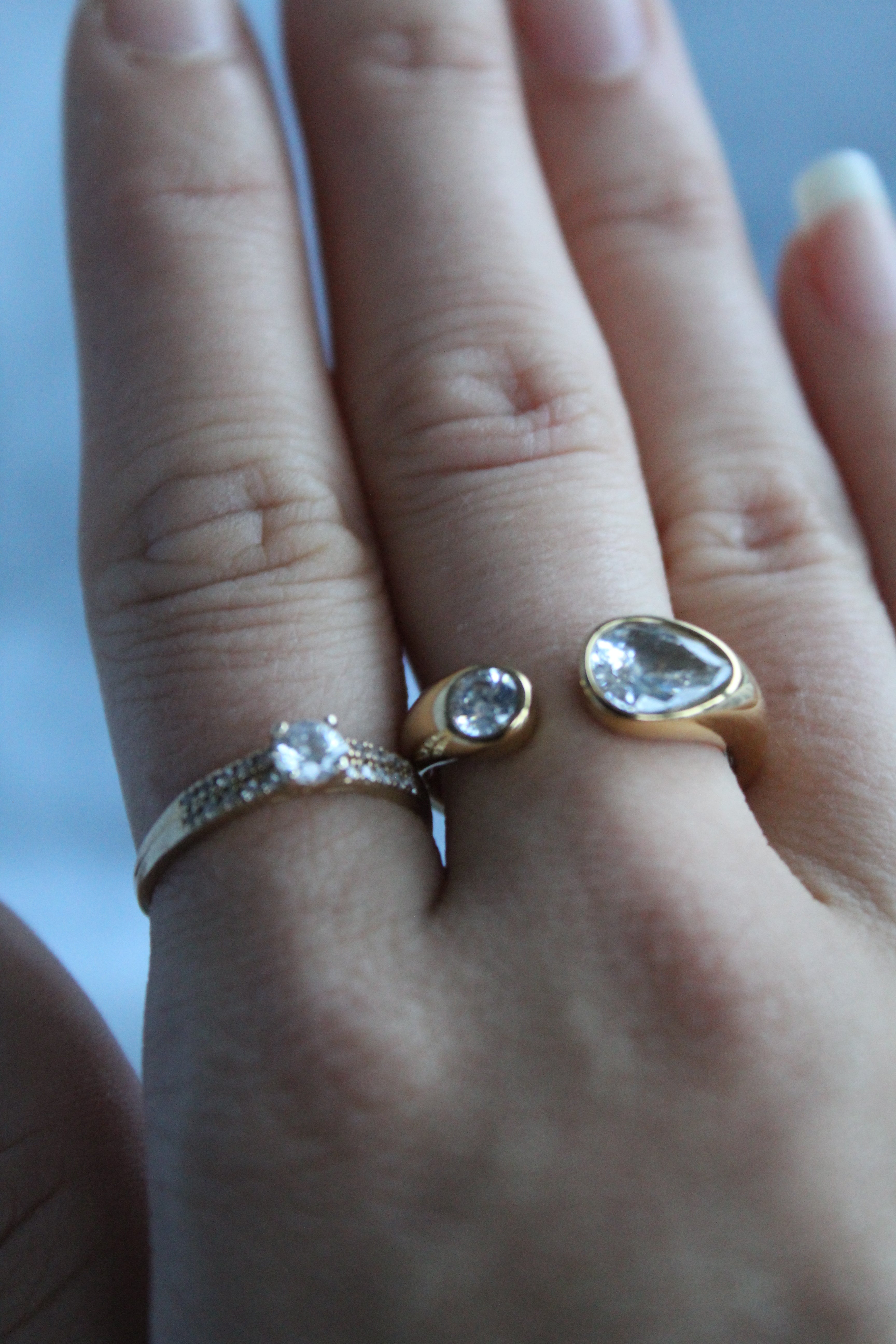 Bague strass