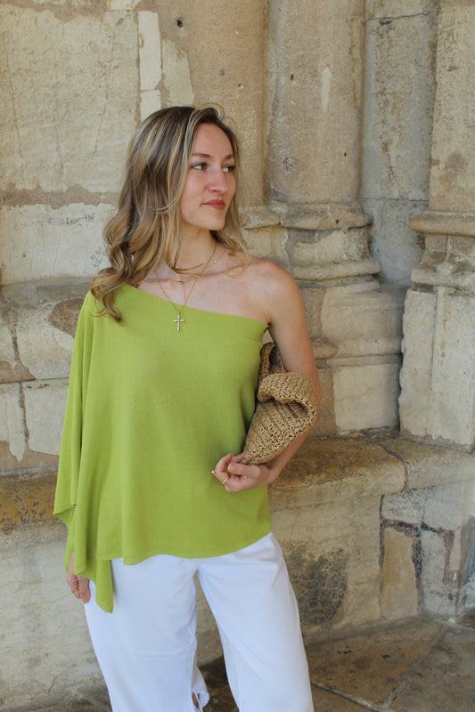 Poncho vert